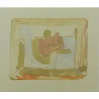Reflections I by Helen Frankenthaler, 1995, Lithograph "Reflections I" 1995, sold Jan 2017