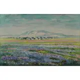 Shmuel Charuvi, Landscape, Oil on Canvas