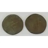 Leonard Baskin, Apollo, Two Bronze Plaques "Apollo" & "Icarus"