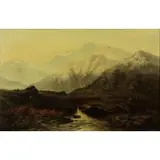 Walter Williams, Welsh Landscape, Oil on Canvas
