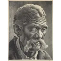 Aaron by Thomas Hart Benton, Lithograph "Aaron", sold Dec 2016