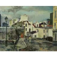 Rene Zimmermann, Impasse Trainee, 1964, Oil on Canvas "Impasse Trainee" 1964