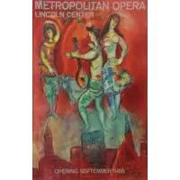 Marc Chagall by Marc Chagall, 1966 Metropolitan Opera / Lincoln Center Color Lithograph Poster, sold Dec 2016