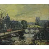 Arbit Blatas, Paris, Oil on Canvas