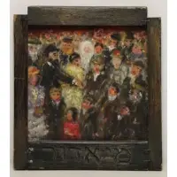 Samuel Rothbort, Jewish Ceremony, Oil on Board