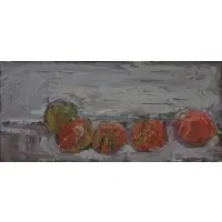Gandy Brodie, Tomatoes, 1958, Oil on Canvas "Tomatoes" 1958