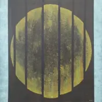 Mac Wells, Untitled, 1963, Oil on Masonite
