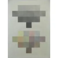 Double Composite by Sol LeWitt, 1971, Silkscreen "Double Composite" 1971, sold Dec 2016