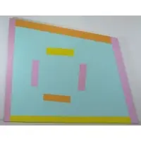 Between the Lines by Leo Valledor, 1982, Acrylic on Canvas "Between the Lines" 1982, sold Dec 2016