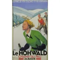 Roger Broders, Le Hohwald, Color Lithograph "Le Hohwald"