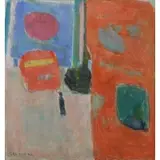 Pierre Le Sueur, Trafalgar Square, 1963, Oil on Canvas "Trafalgar Square" 1963