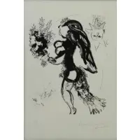 The Offering by Marc Chagall, Lithograph "The Offering", sold Nov 2016