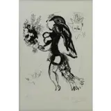 Marc Chagall, The Offering, Lithograph "The Offering"