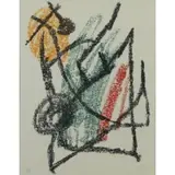 Je Travaille Comme un Jardiner by Joan Miró, Color Lithograph "Je Travaille Comme un Jardiner", sold Nov 2016