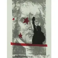 Spackle by Robert Rauschenberg, Lithograph "Spackle", sold Nov 2016