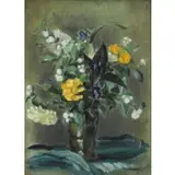 Werner Drewes, Floral Still Life, 1934, Oil on Canvas