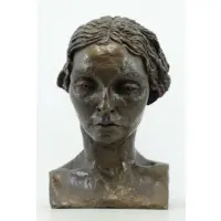 This is an original work being the 10th + final cast of an edition of 10 by Jacob Epstein, Bronze Bust, sold Nov 2016