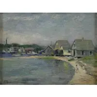 Albertus Jones, Old West Haven, CT, Oil on Canvas