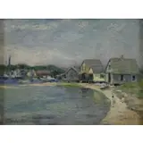 Albertus Jones, Old West Haven, CT, Oil on Canvas