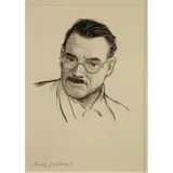 Martin - After Lewis, Self Portrait, Etching and Engraving