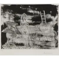 Pablo Picasso, 347 Series, Etching, Plate 139 "Complication Apres l?Enlevement"