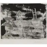 Pablo Picasso, 347 Series, Etching, Plate 139 "Complication Apres l?Enlevement"