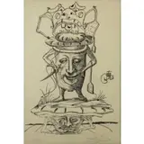 Les Songs Drolatiques de Pantagruel by Salvador Dalí, 1974, Lithograph "Les Songs Drolatiques de Pantagruel" 1974, sold Oct 2016