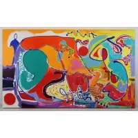 D.M Weil, Play, 2013, Acrylic on Canvas "Play" 2013