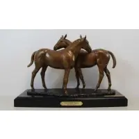Marilyn Newmark, Pasture Pals, Bronze Sculpture "Pasture Pals"