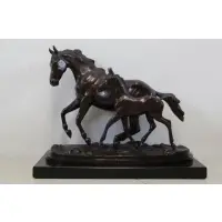 Double Time by Marilyn Newmark, Bronze Sculpture "Double Time", sold Sep 2016