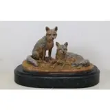 Marilyn Newmark, Two Foxes, Bronze Sculpture "Two Foxes"