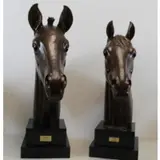 Marilyn Newmark, Twiggy, 2 Bronze Clad Sculptures "Twiggy" & "Look of Eagles "