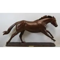 Marilyn Newmark, Untitled, Bronze Clad Sculpture,"Racing the Wind "
