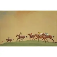 Paul Brown, The Hill Top, Watercolor on Paper "The Hill Top"