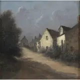 François Cachoud, Clarte Lunaire, Oil on Canvas