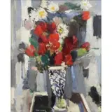 Max Weber, Flowers in a Vase