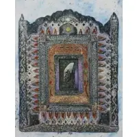 Yitzhak Ben-Yehuda, Next Year in Jerusalem, 1995, Mixed Media on Paper "Next Year in Jerusalem" 1995
