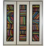Sol LeWitt, Bands of Color 1997, Set of 3 Aquatints