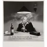 Carrie Mae Weems, Jim, If You Choose to Accept, The Mission is to Land on Your Own Two Feet