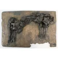 Luise Kaish, Luise Clayborn Kaish (American, active in New York, 1925 - 2013), Figural Bronze Relief