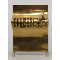 Luise Kaish, Luise Clayborn Kaish (American, active in New York, 1925 - 2013), Polished Bronze & Lucite Abstract Sculpture