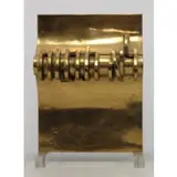 Luise Kaish, Luise Clayborn Kaish (American, active in New York, 1925 - 2013), Polished Bronze & Lucite Abstract Sculpture