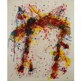 Sam Francis, Toward Disappearance, Color Silkscreen "Toward Disappearance"
