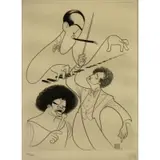 Al Hirschfeld, Rhapsody in Blue, 1980 Gershwin
