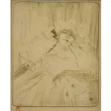 Henri de Toulouse-Lautrec, Yvette Guilbert, "Chanson Ancienne.