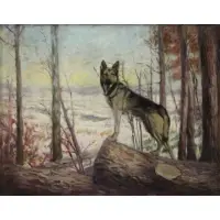 Sarah Talcott, The Sentinal, Oil on Canvas