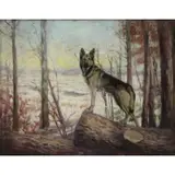 Sarah Talcott, The Sentinal, Oil on Canvas