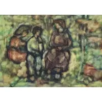 Faibich Zarfin, Untitled, Oil on Board