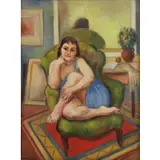 Bernard Karfiol, Seated Woman