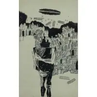 Laxma K Goud, Laxma Goud, June, 1968, Ink on Paper